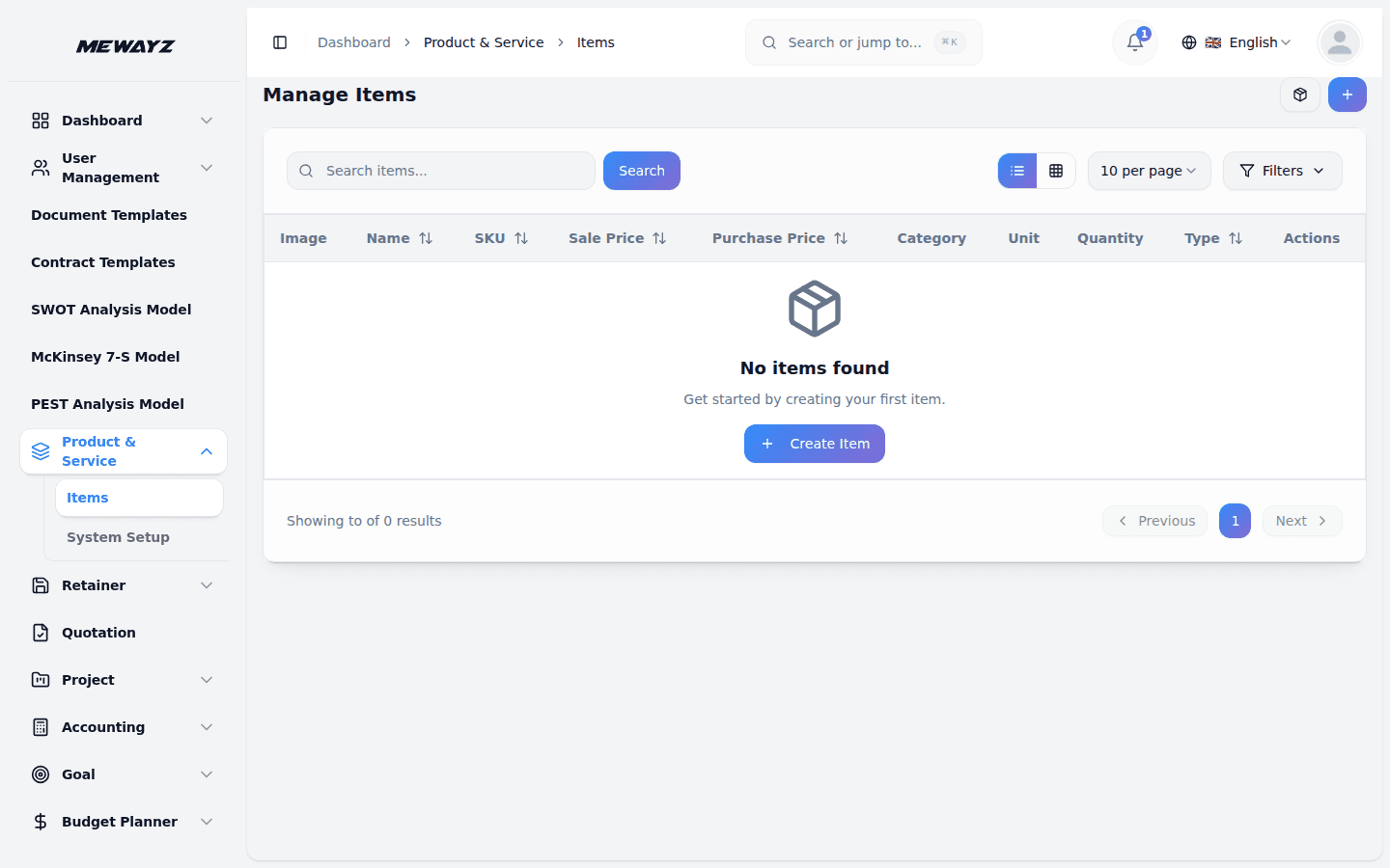 Mewayz eCommerce with full inventory, POS, and abandoned cart
