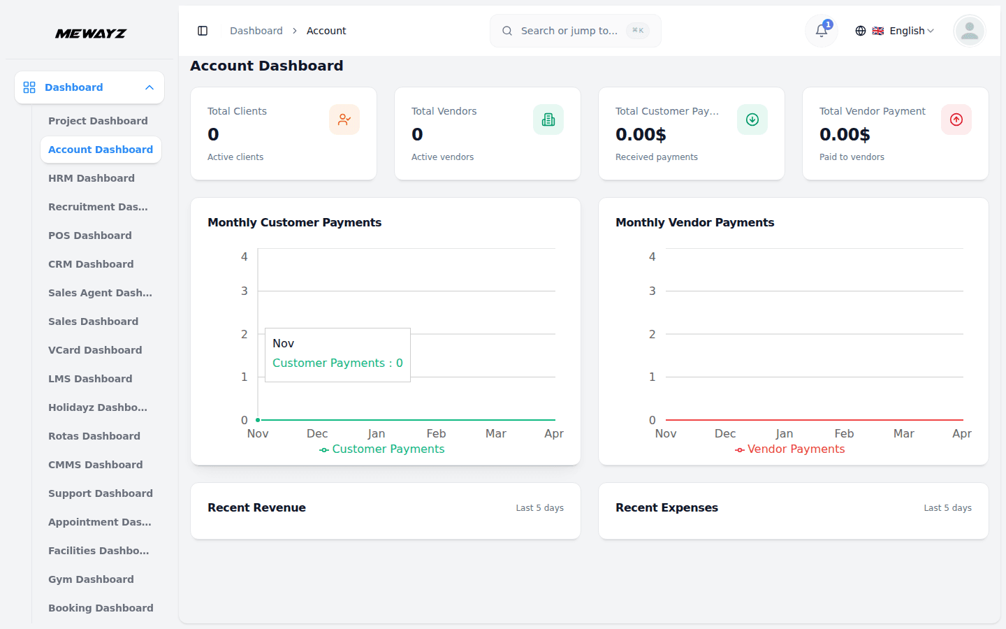 Mewayz Accounting & Invoicing module screenshot