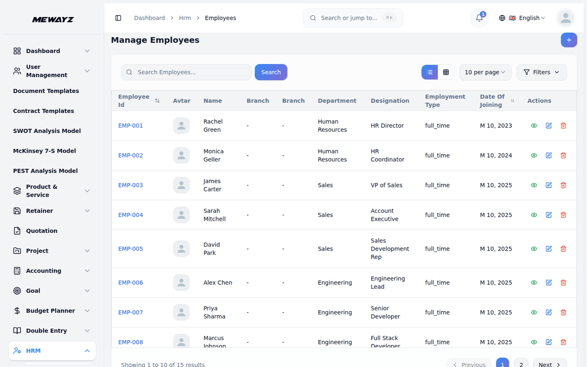 Mewayz Staff records for schools & education