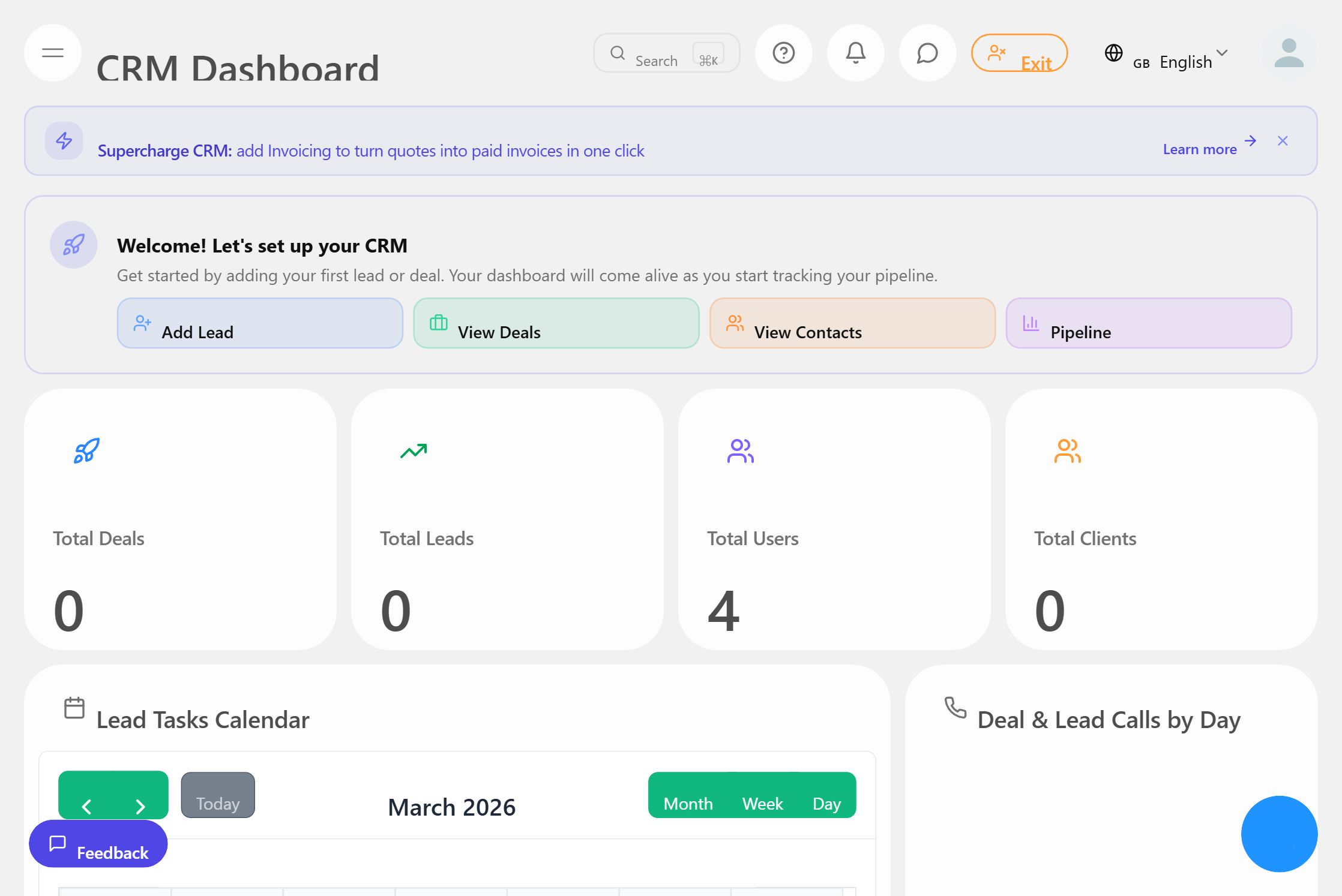 CRM Dashboard - Mewayz