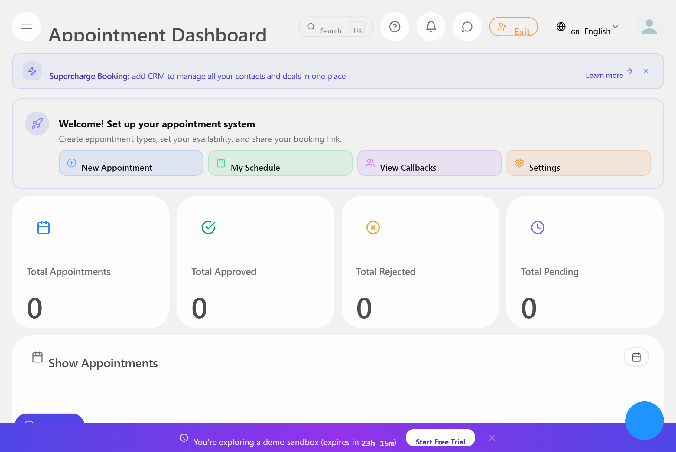Appointments List - Mewayz