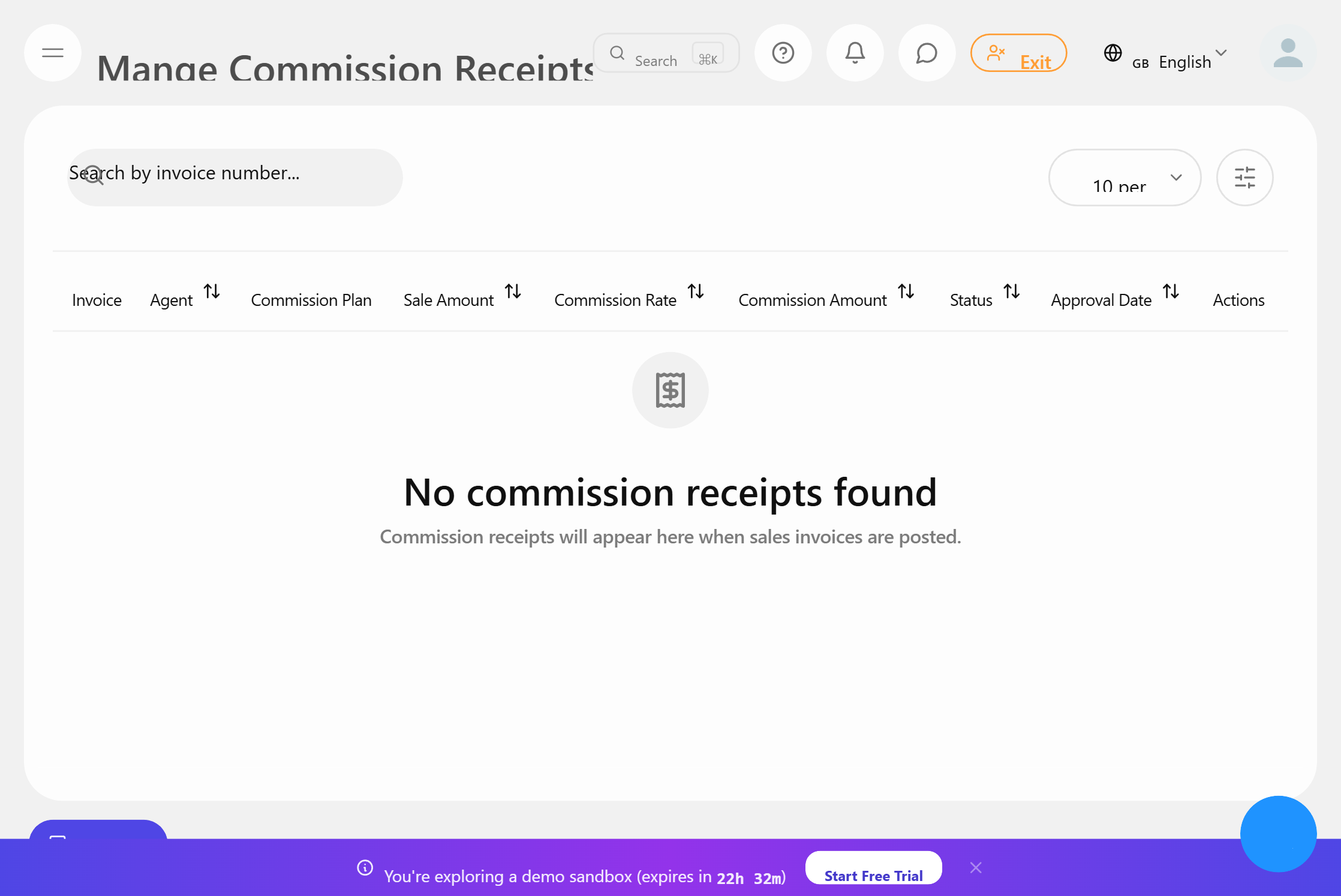 Commission Receipts - Mewayz