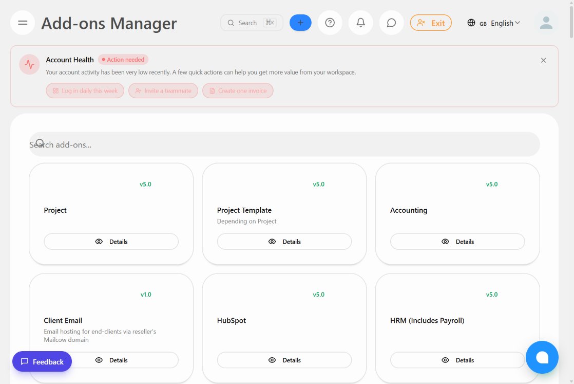 Katalog add-ons 130+